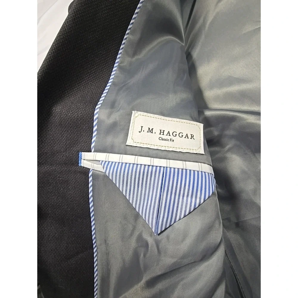 NWT Haggar Stretch Blazer 40R Classic Career Sport‎ Coat Men's